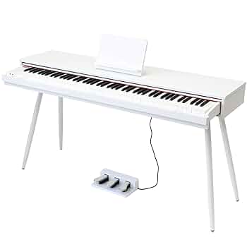 値下げ　電子ピアノ　88鍵 ホワイト　譜面立キャリーケースペダル付き Amazon | KORG コルグ 電子ピアノ LP180 88鍵 ホワイト 白 譜面